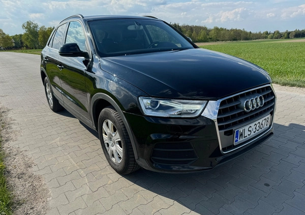 Audi Q3 cena 67900 przebieg: 142219, rok produkcji 2015 z Łosice małe 121